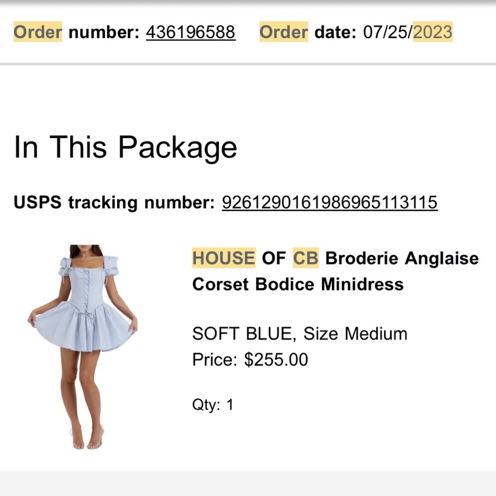 House of CB Broderie Anglaise Corset Bodice Mini dress
Size Medium - Picture 12 of 12